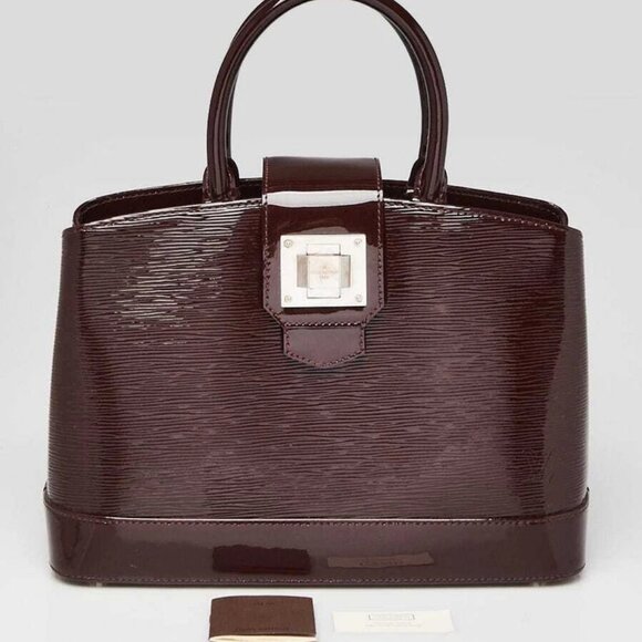 Louis Vuitton Prune Electric Epi Leather Mirabeau PM Bag - Picture 12 of 12